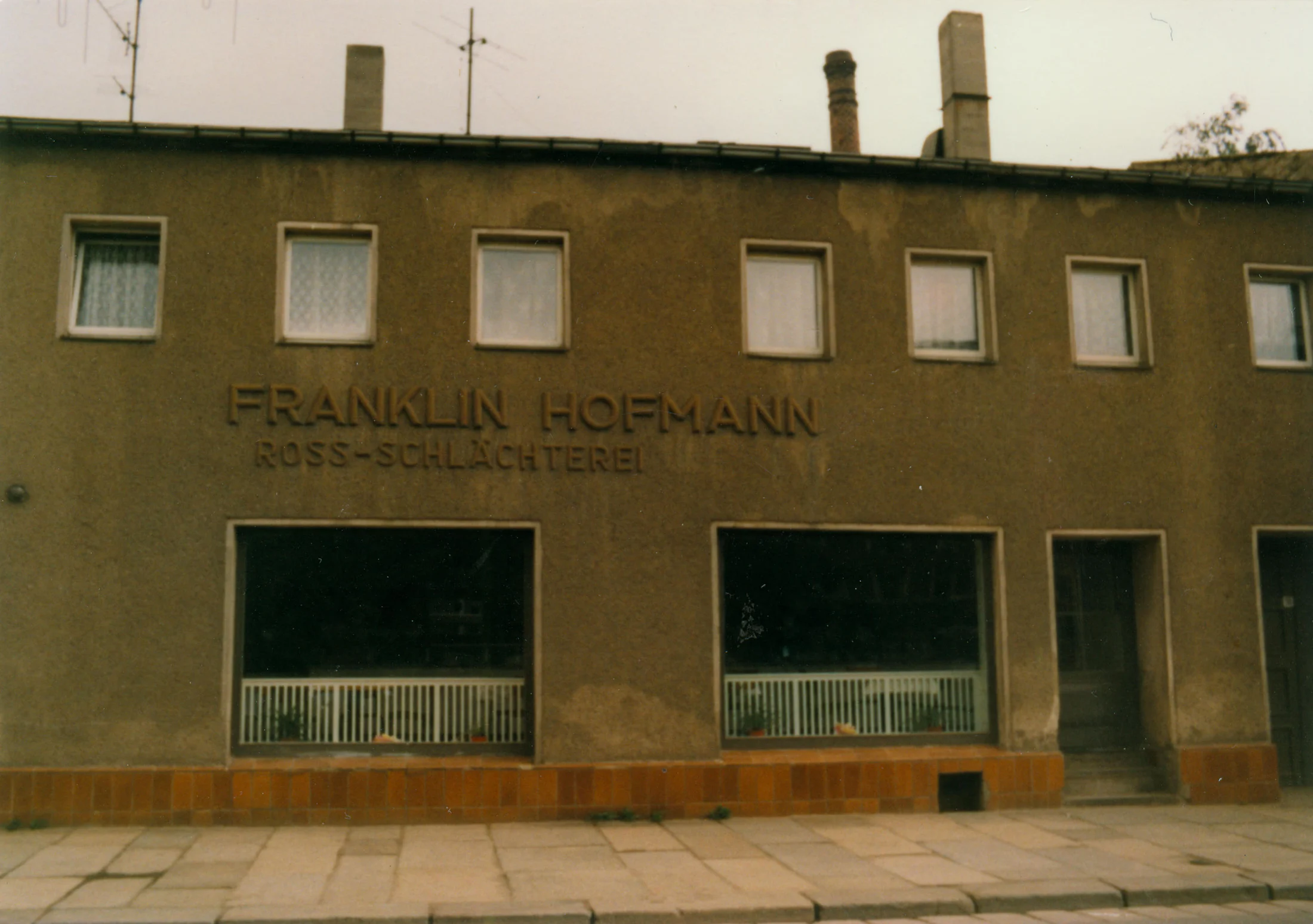 Fassade der Franklin Hofmann Roß-Schlächterei