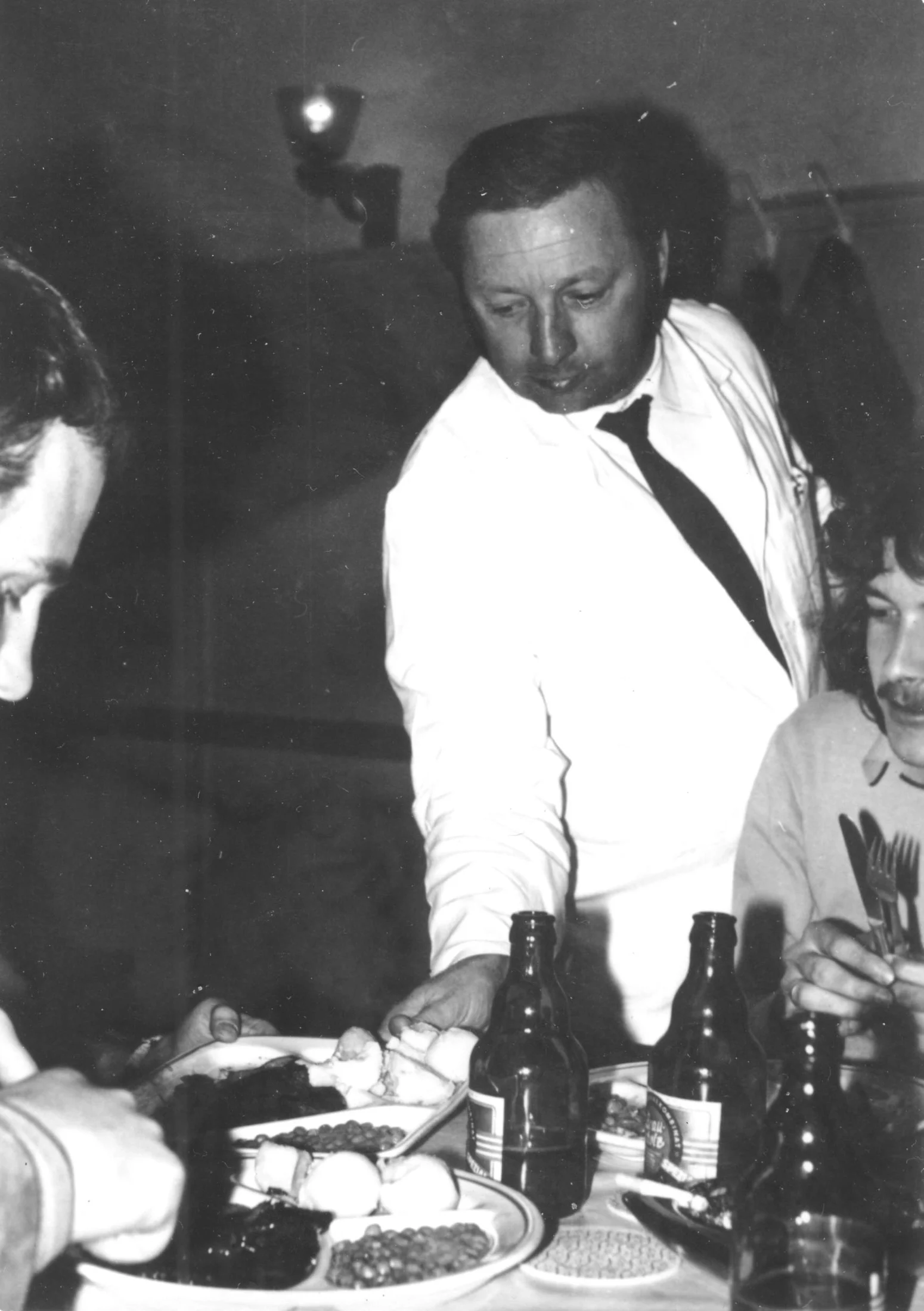 Ausschnitt einer historischen Feier
